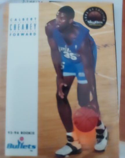 1993-94 SkyBox #191 Calbert Cheaney — front