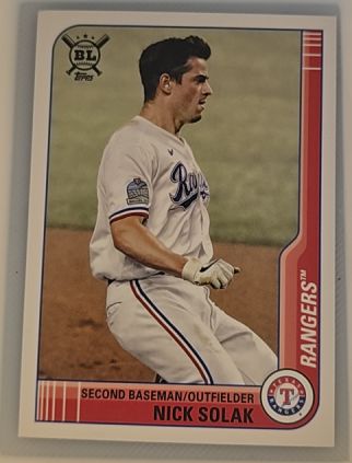 2021 Topps Big League #105 Nick Solak — front