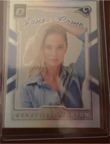 2017 Donruss Optic Fans of the Game #2 Genevieve Morton — front
