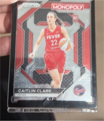 2024 Panini Prizm Monopoly #WNBA27 Caitlin Clark — front