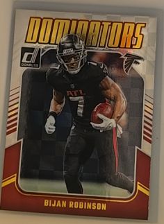 2024 Panini Donruss Dominators #14 Bijan Robinson — front
