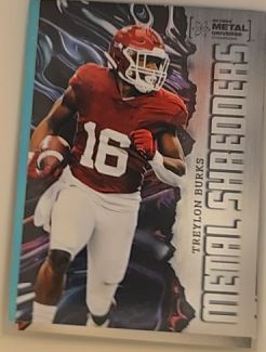 2022 Skybox Metal Universe Champions #142 Treylon Burks — front