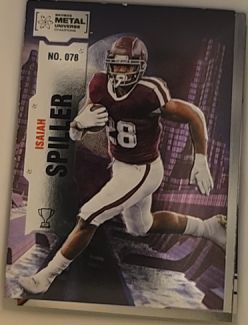 2022 Skybox Metal Universe Champions #078 Isaiah Spiller — front