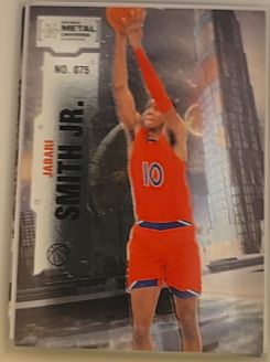 2022 Skybox Metal Universe Champions #075 Jabari Smith Jr. — front