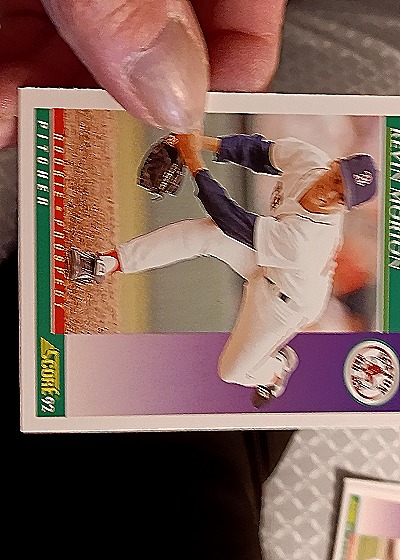 1992 Score #420 Kevin Morton — front