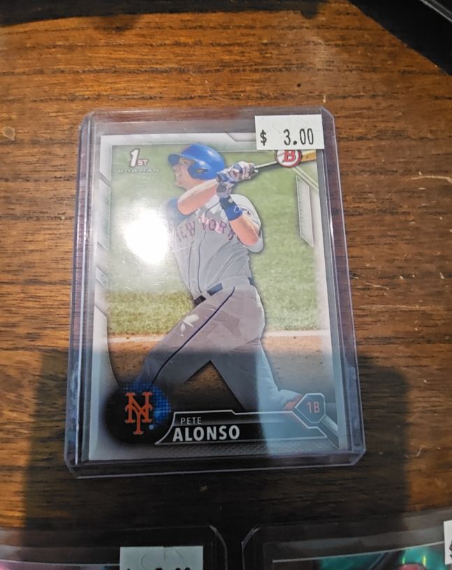 2016 Bowman Draft #BD92 Pete Alonso — front