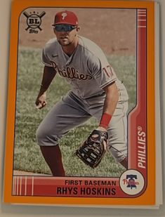 2021 Topps Big League #64 Rhys Hoskins — front
