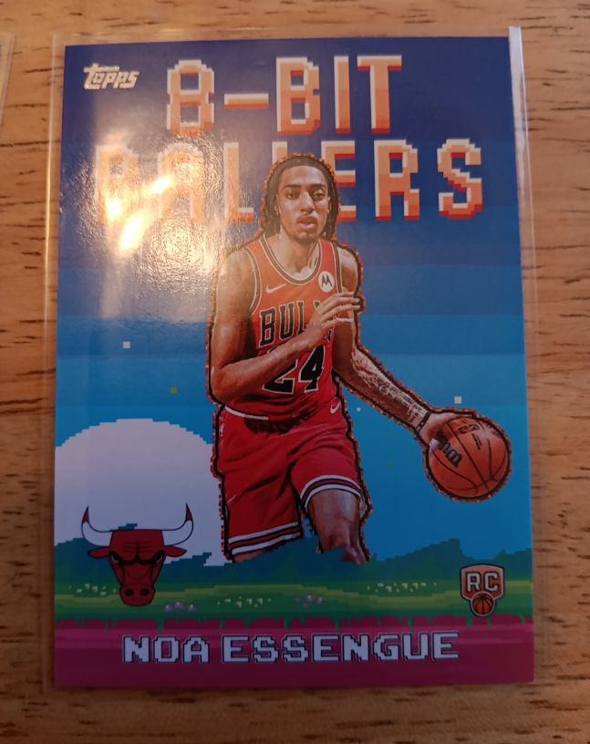 2025-26 Topps Basketball #8B-38 Noa Essengue 8-Bit Ballers Rookie — front