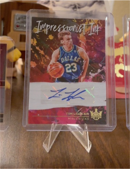 2019-20 Panini Court Kings Impressionist Ink #II-TLE Tim Legler — front
