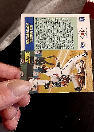 1992 Score #4 Brayan Sosa — back