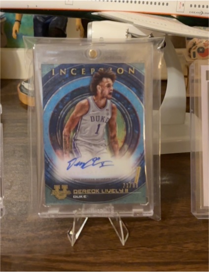2022 Bowman University Inception #BIA-DLI Dereck Lively II — front