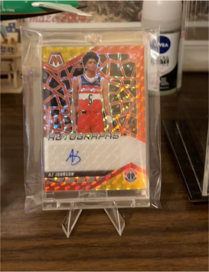 2023 Panini Mosaic #RC AJ Johnson — front