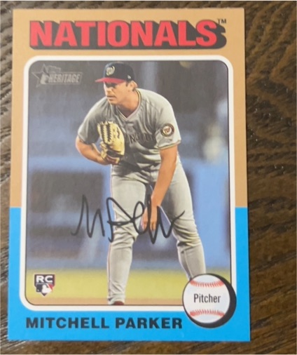 2024 Topps Heritage High Number #693 Mitchell Parker — front