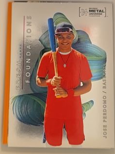 2022 Skybox Metal Universe Champions #FF42 Jose Perdomo Fresh Foundations — front