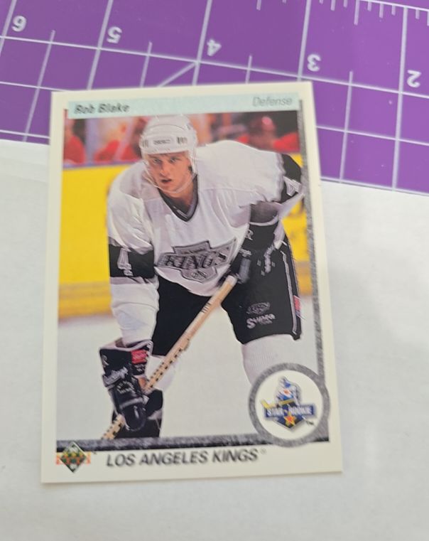 1990-91 Upper Deck #45 Rob Blake — front