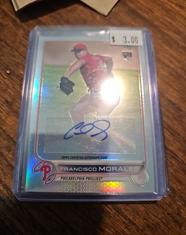 2022 Topps Chrome Update #AC-FM Francisco Morales — front
