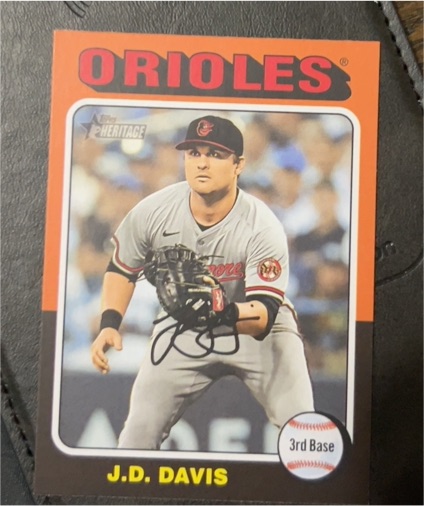 2024 Topps Heritage High Number #514 J.D. Davis — front