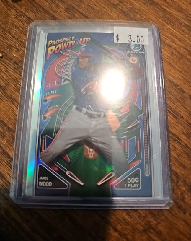 2024 Bowman Chrome #PP-14 James Wood — front