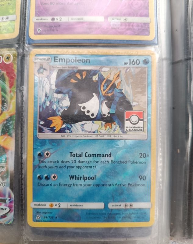 2018 Pokémon Ultra Prism #34 Empoleon — front