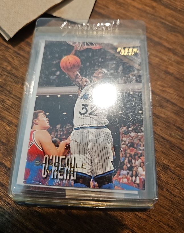 1996-97 Fleer #79 Shaquille O'Neal — front