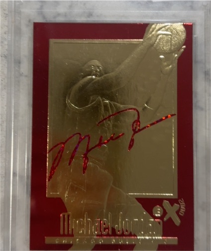 1996-97 Skybox EX-2000 Credentials #10 Michael Jordan — front