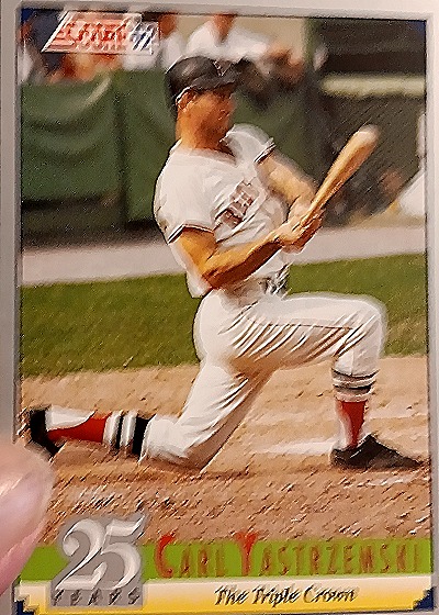 1992 Score Franchise #3 Carl Yastrzemski — front