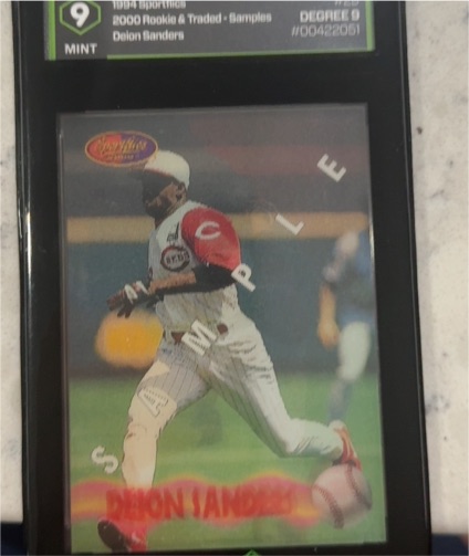 1994 Sportflics 2000 RC/Traded #150 Deion Sanders — front