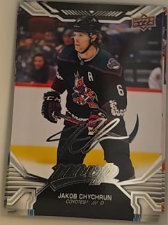 2022-23 Upper Deck MVP Silver Script #117 Jakob Chychrun — front