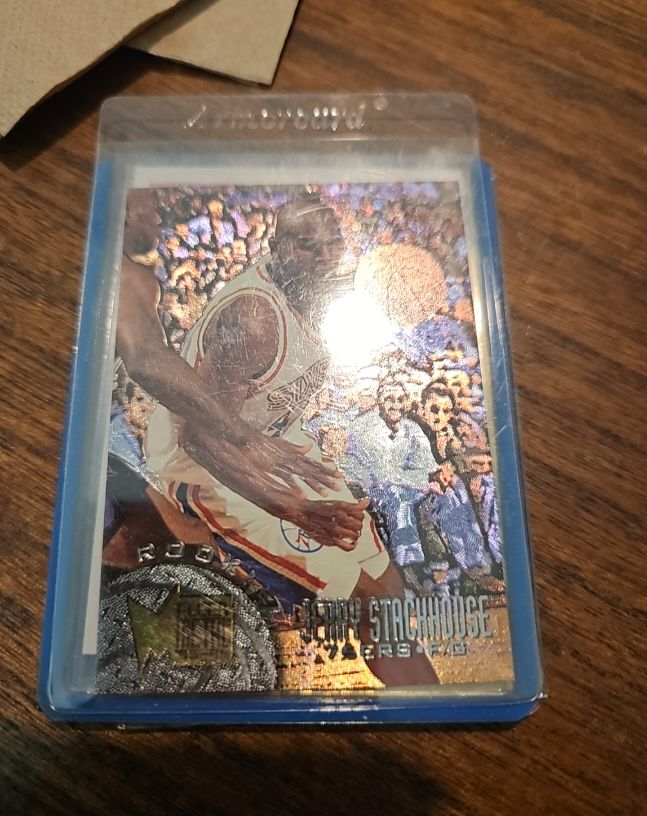 1996 Fleer Metal #ROOKIE Jerry Stackhouse — front
