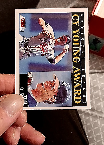 1992 Score #791 Tom Glavine — front