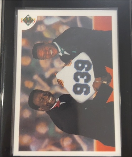 1991 Upper Deck #636 Rickey Henderson / Lou Brock Stolen Base Leaders — front