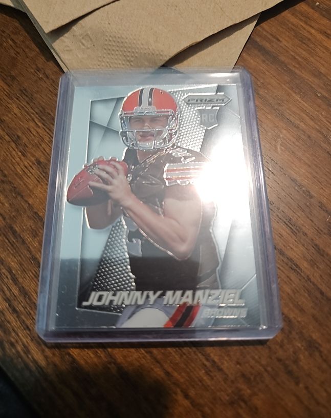 2014 Panini Prizm #287 Johnny Manziel Rookie RC — front