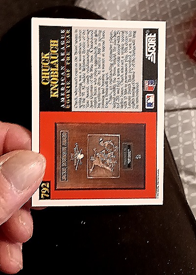 1993 Score #F29 Cal Ripken Jr. — back