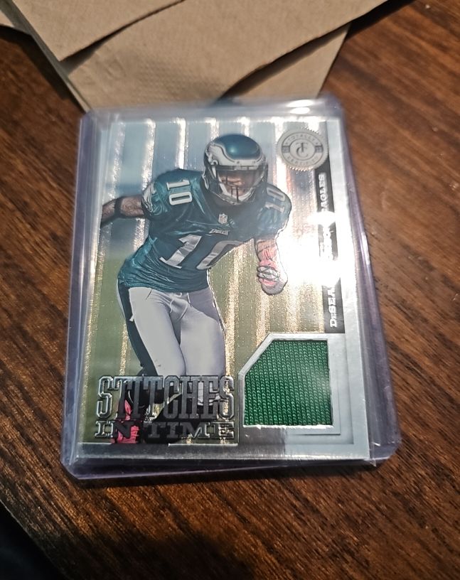 2023 Panini Donruss Stitches In Time #ST-10 DeSean Jackson — front