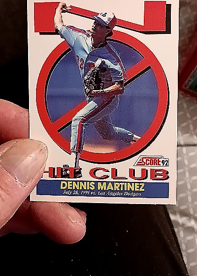 1992 Score #784 Dennis Martinez — front