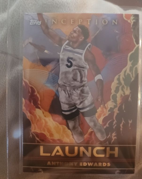 2024 Topps Inception #LA-AE Anthony Edwards Launch SSP Case Hit — front