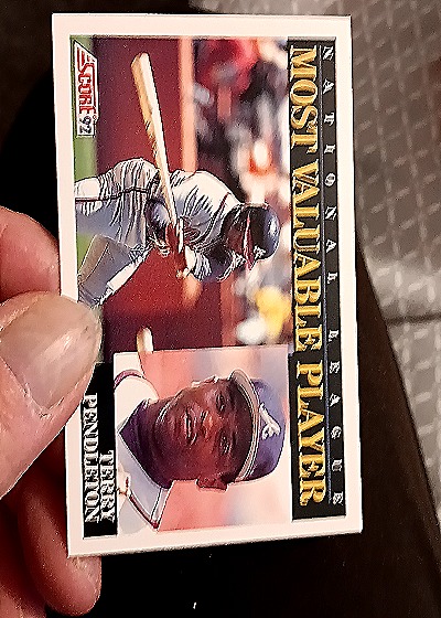 1992 Score #789 Terry Pendleton — front