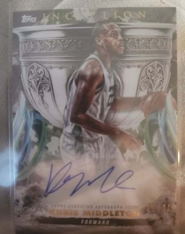 2024-25 Topps Inception Khris Middleton Grail Chasing Signatures — front
