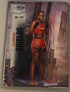 2022 SkyBox Metal Universe Champions #037 Claressa Shields — front
