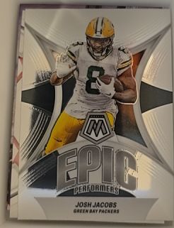 2024 Panini Mosaic #EP-JJ Josh Jacobs Epic Performers — front