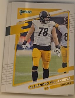 2021 Donruss #24 Alejandro Villanueva — front