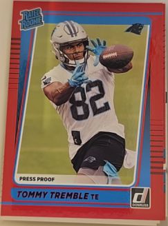 2021 Donruss #302 Tommy Tremble Press Proof Red — front