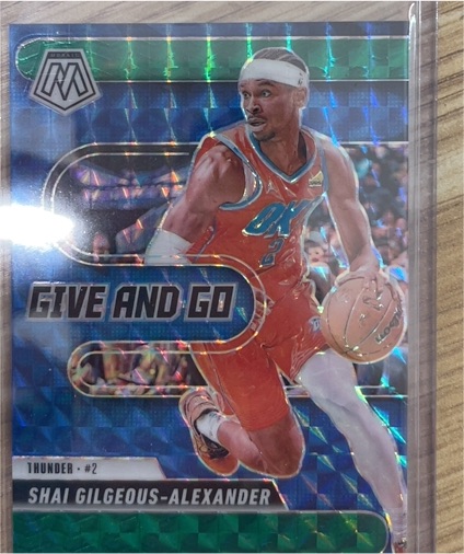 2024-25 Panini Mosaic #2 Shai Gilgeous-Alexander Give And Go — front