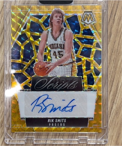 2024-25 Panini Mosaic Scripts #MS-RIK Rik Smits — front