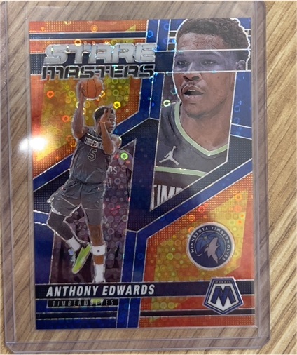 2024-25 Panini Mosaic Stare Masters #10 Anthony Edwards — front