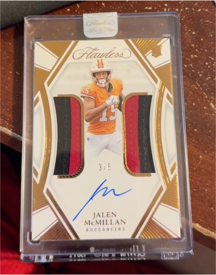 2024 Panini Flawless #3/6 Jalen McMillan — front