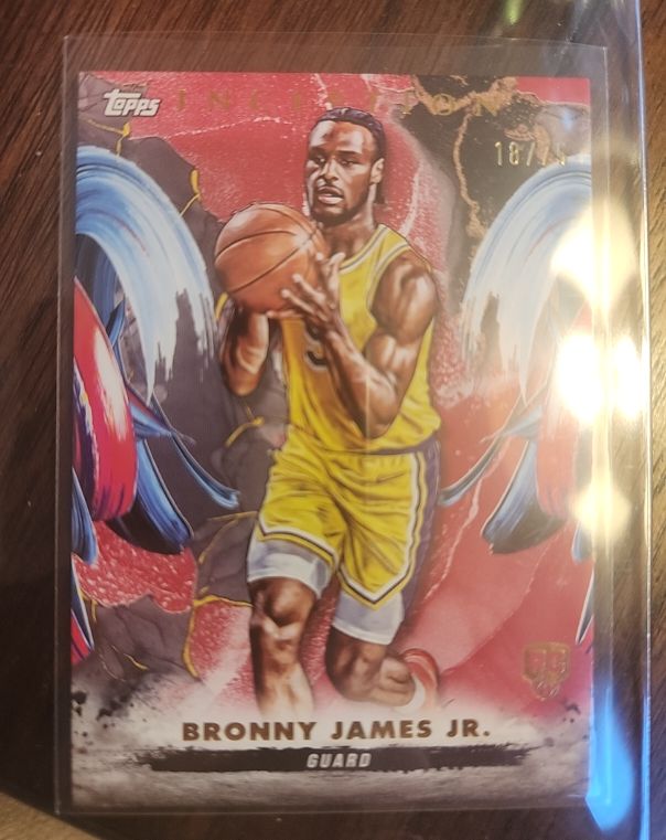 2024-25 Topps Inception #45 Bronny James Jr. — front