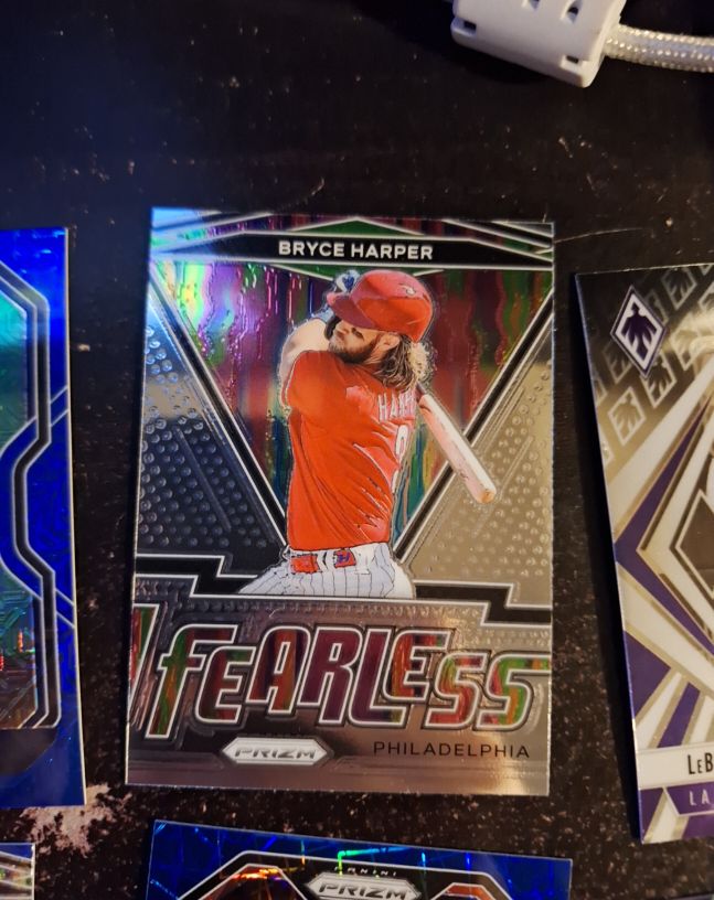 2021 Panini Prizm Fearless #FR-11 Bryce Harper — front
