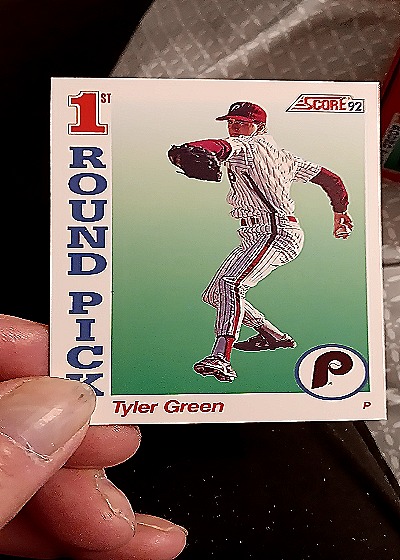 1992 Score #810 Tyler Green 1st Round Pick — front