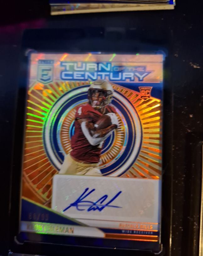 2024 Panini Donruss Elite Turn of the Century Autographs #TCA-KCO Keon Coleman — front
